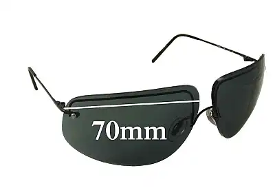 Hugo Boss 5782 Verres de Remplacement 70mm wide 