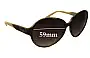 Sunglass Fix Replacement Lenses for Miu Miu SMU16L - 59mm Wide 