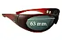 Sunglass Fix Replacement Lenses for Nike Unknown Model - 63mm Wide 