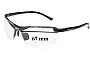 Sunglass Fix Replacement Lenses for Peltor LE400 - 67mm Wide 