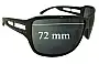 Sunglass Fix Verres de Remplacement pour Police S1509S - 72mm Wide 