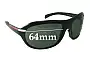 Sunglass Fix Lentes de Repuesto para Prada SPS04I - 64mm Wide 