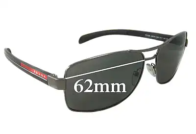 Prada SPS50L Ersatzgläser 62mm wide 