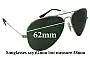 Sunglass Fix Replacement Lenses for Ray-Ban B&L RB1103 - 62mm Wide 