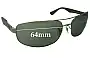 Sunglass Fix Ersatzgläser für Ray-Ban RB3445 - 64mm Wide 