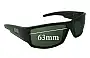 Sunglass Fix Replacement Lenses for Smith Lockwood - 63mm Wide 