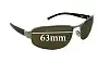 Sunglass Fix Replacement Lenses for Spotters Crave - 63mm Wide 
