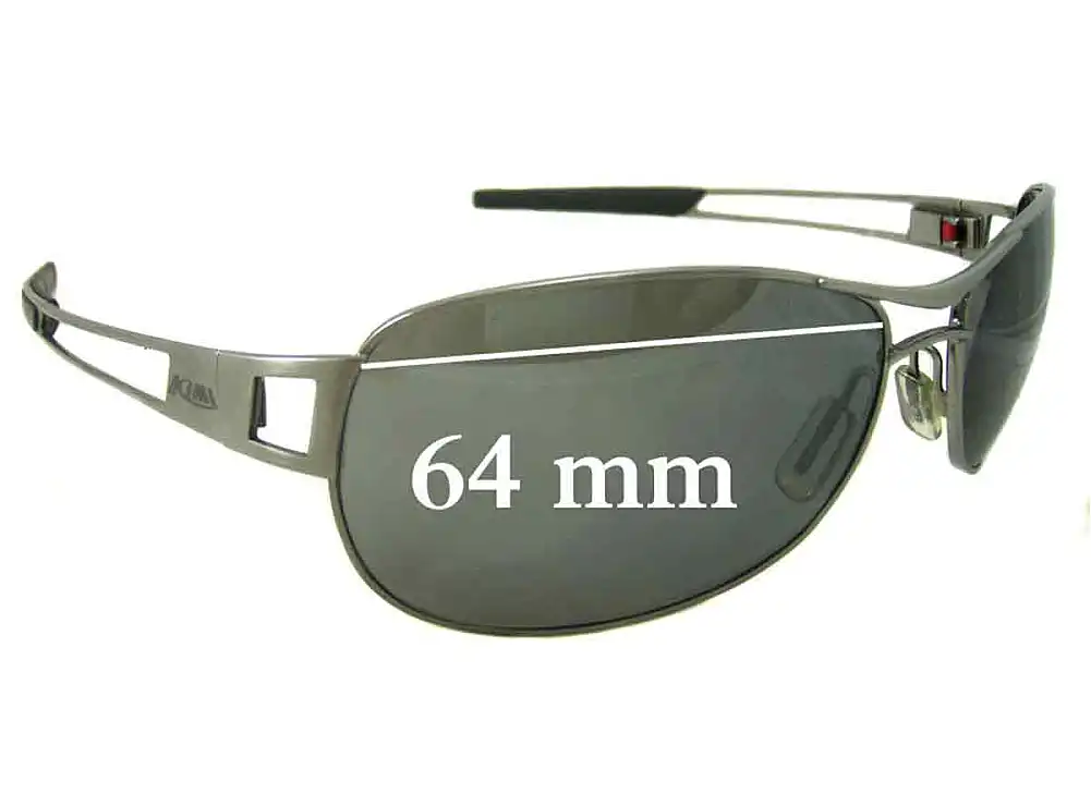 Sunglass Fix Lentes de Repuesto para Tag Heuer Speedway - 64mm Wide