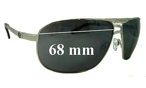 Sunglass Fix Replacement Lenses for Von Zipper Skitch Newer - 68mm Wide 