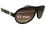 Sunglass Fix Replacement Lenses for Zoo York Zoo York - 61mm Wide 