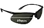 Sunglass Fix Replacement Lenses for Bolle Kicker - 69mm Wide 