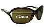 Sunglass Fix Replacement Lenses for Bolle Ruby - 62mm Wide 