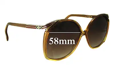 Christian Dior 2104 Replacement Lenses 58mm wide 