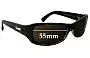 Sunglass Fix Replacement Lenses for Dolce & Gabbana DG8027 - 55mm Wide 