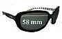 Sunglass Fix Replacement Lenses for Oakley Disguise OO2030 - 58mm Wide 