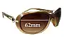 Sunglass Fix Replacement Lenses for Oroton  Paradise - 62mm Wide 