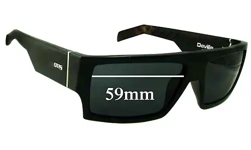 Sunglass Fix Replacement Lenses for Otis Deville - 59mm Wide Sunglass Fix Replacement Lenses for Otis Deville - 59mm Wide