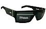 Sunglass Fix Replacement Lenses for Otis Deville - 59mm Wide 