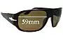 Sunglass Fix Lentes de Repuesto para Persol 2839-S - 59mm Wide 