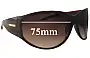 Sunglass Fix Ersatzgläser für Pilgrim Danish Design - 75mm Wide 