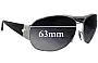 Sunglass Fix Verres de Remplacement pour Ray-Ban RB3358 - 63mm Wide 