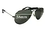 Sunglass Fix Replacement Lenses for Ray-Ban RB3422Q Aviator Craft - 58mm Wide 