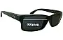 Sunglass Fix Ersatzgläser für Ray-Ban RB4151 - 59mm Wide 