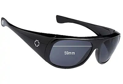 Spy Optic Hour Glass Replacement Lenses 59mm wide 