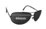Sunglass Fix Replacement Lenses for Calvin Klein CK914S - 66mm Wide 