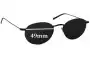 Sunglass Fix Replacement Lenses for Club Monaco CM7507 - 49mm Wide 