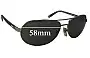 Sunglass Fix Ersatzgläser für DKNY DY5042 - 58mm Wide 