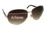 Sunglass Fix Verres de Remplacement pour Dolce & Gabbana DG2079 - 63mm Wide 