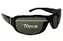 Sunglass Fix Lentes de Repuesto para Dirty Dog Dirty Dog Unknown - 70mm Wide 