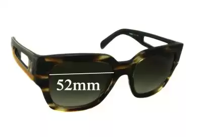 Fendi FS 5276 Replacement Lenses 52mm wide 