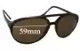 Sunglass Fix Verres de Remplacement pour Maui Jim MJ193 Aviator - 59mm Wide 