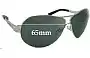 Sunglass Fix Replacement Lenses for Missoni MI62210 - 65mm Wide 