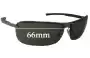 Sunglass Fix Lentes de Repuesto para Police S2869 - 66mm Wide 