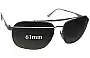 Sunglass Fix Replacement Lenses for Police S8401N - 61mm Wide 
