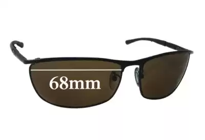 Police S8627 Replacement Lenses 68mm wide 