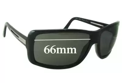 Prada SPR14I Ersatzgläser 66mm wide 