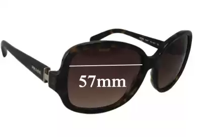 Prada SPR17N Replacement Lenses 57mm wide 