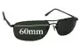 Sunglass Fix Lentes de Repuesto para Ray-Ban RB3147 - 60mm Wide 