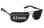 Sunglass Fix Replacement Lenses for Ray-Ban RB3465 - 61mm Wide 