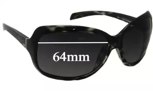 Sunglass Fix Lentilles de Remplacement pour Rip Curl La Jolla - 64mm Wide 