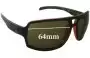 Sunglass Fix Replacement Lenses for Smith Swindler - 64mm Wide 