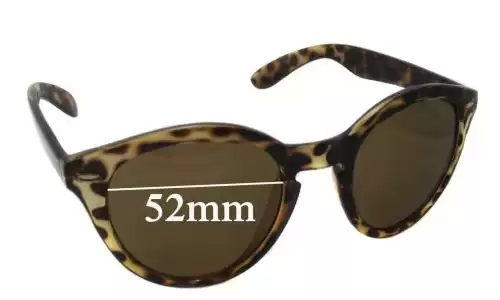 Sunglass Fix Replacement Lenses for Unbranded 120212 - 52mm Wide Sunglass Fix Replacement Lenses for Unbranded 120212 - 52mm Wide