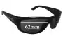 Sunglass Fix Replacement Lenses for Arnette Bluster AN4116 - 64mm Wide 