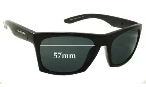 Sunglass Fix Replacement Lenses for Arnette Dibs AN4169 - 57mm Wide 