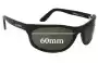 Sunglass Fix Replacement Lenses for Bill Bass 2383 - 60mm Wide 