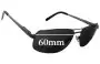 Sunglass Fix Replacement Lenses for Bill Bass Farnham - 60mm Wide 